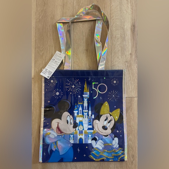 Walt Disney World 50th Anniversary Reusable Tote Bag - Picture 1 of 3